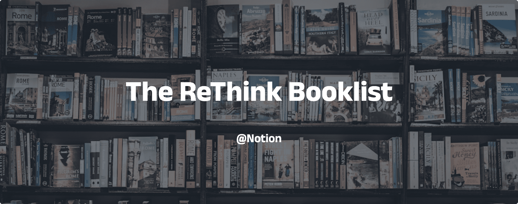 The ReThink Booklist（慢读书单）